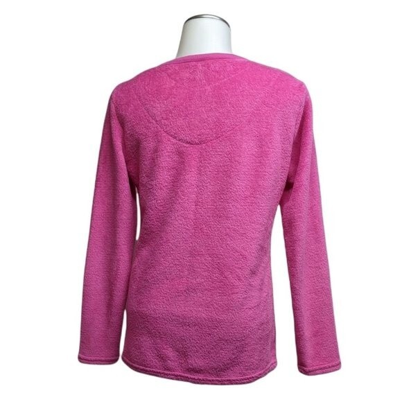 Disney Minnie PJ Top Fleece Morning Sleepwear Embroidered Pink XS (0-2) - Picture 2 of 12